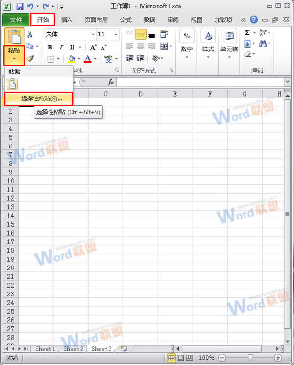 ôWordăԈDƬʽ뵽Excel2010